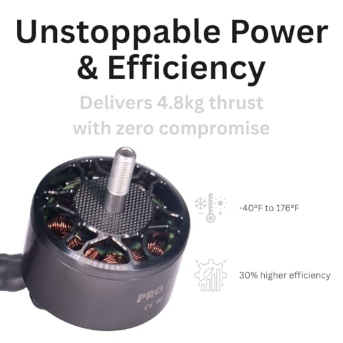 Pro 3115-900kv Brushless Motor 4,6,8s for 8-10in Long Range Drone Parts,FPV Multicopter Drone,Racing Power,RC Airplane 4-8s Electric Motor,10.6 lbs Thrust for Quadcopter, Hexcopters,Octocopters