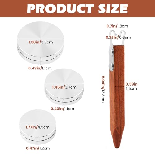 6 mm Clay Wheel Throwing Scraper, Pottery Carving and Trimming Tool for Ceramic Clay Sculpting, Wheel Throwing and Detail Work