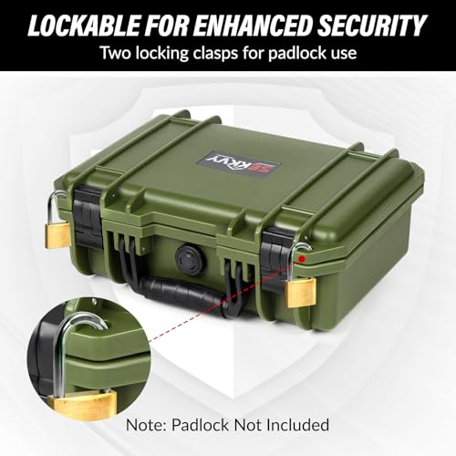 SEKKVY Gun Case for Handguns, Pistol Case Hard Shell - color: 1-Pistol Case, Green