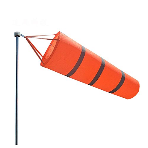 Airport Windsock Rip-stop Outdoor Rainbow Wind Measurement Sock Bag with Reflective Belt(30" 40" 60") (40") - size: 40"