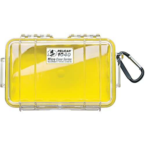 Pelican 1040 Micro Case (Yellow/Clear) - color: Yellow/Clear