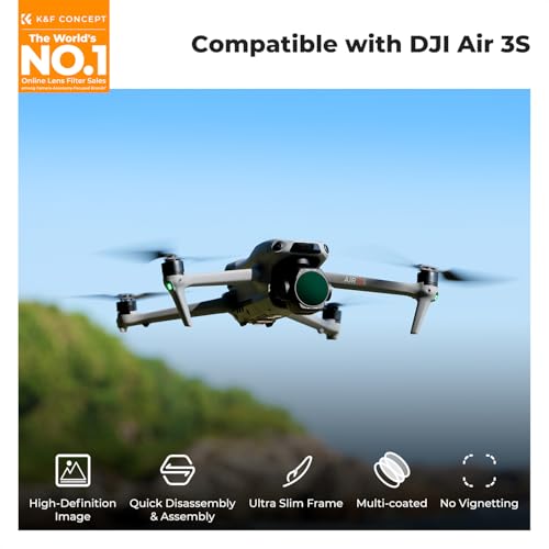 K&F Concept CPL Filter Compatible with DJI Air 3S - style: CPL Filter