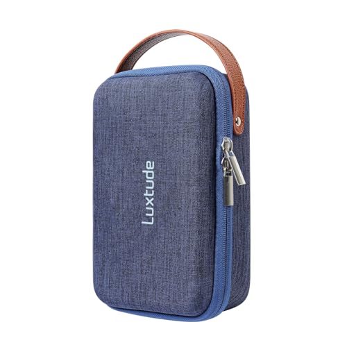 Luxtude Tech Organizer Travel Case, Portable Electronics Organizer - color: Blue, size: Small