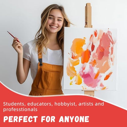 Simetufy 24 Pack 12 x 16 inch Canvas Boards for Painting, Canvas Panels - size: 12"x16"