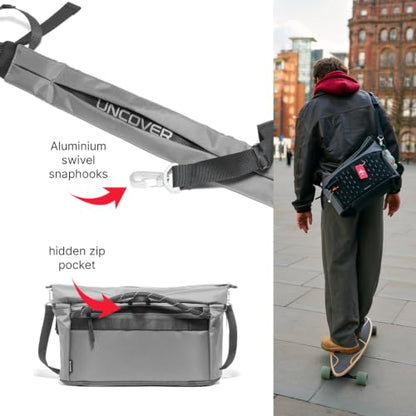 Manfrotto Uncover Camera Messenger/Sling Bag 7L, Expandable Roll-Top - size: Small Mess 7L