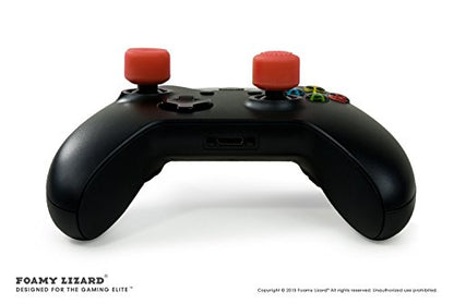 Foamy Lizard AceShot Raised Thumb Grips for Xbox One & Steamdeck, Red - color: Red