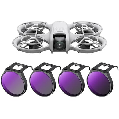 K&F CONCEPT ND Filter Kit Compatible with DJI NEO - style: ND8+ND16+ND32+ND64