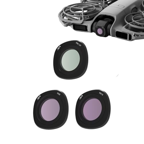 Lens Filter Compatible with DJI NEO 2 - Multi-Coated Optical Glass, Waterproof & Scratch-Resistant, Various Effects for Creative Shooting (UV+ND8+ND16) - color: UV+ND8+ND16