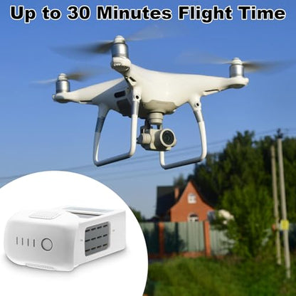 2 Pack Phantom 4 Battery with Multi Charger Hub, 15.2V 5870mAh Intelligent Flight Battery for DJI Phantom 4/4 RTK / 4 Pro / 4 Pro V2.0/4 Advanced