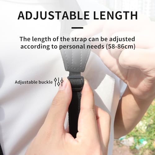 Lanyard Neck Shoulder Strap Compatible for DJI RC Pro 2,Ergonomic Waist Support Crossbar & Comfortable Adjustable Relief Neck Strap for Mavic 4 Pro Remote Controller,Hands-Free Shooting