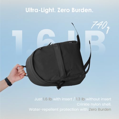 TARION Casual Camera Backpack 15L Urban Photography Bag, Once LT15, Black - color: Black