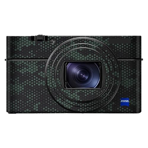 Anti-Scratch Camera Cover Skin Sticker for Sony RX100VI RX100VII Camera Protector Film Skin Decals RX100M6 RX100M7(Mamba Green) - color: Mamba Green