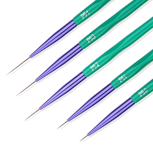 BABYSHEEP Detail Paint Brushes Ultra Fine Tip Thin Brushes - color: Green