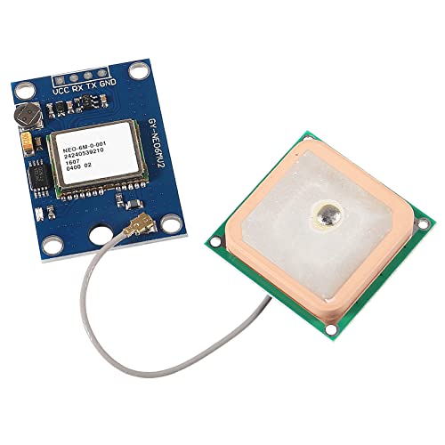 2Pcs GY-NEO6MV2 NEO-6M GPS Module with Flight Control for EEPROM MWC APM2.5 Large Antenna NEO6MV2 - color: NEO-6M