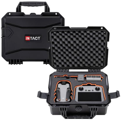 Eylar 13.8" Intact Series Compact Hard Drone Case, Fits DJI Mini 4 & 5 Pro, Waterproof Crushproof, with Protective Foam