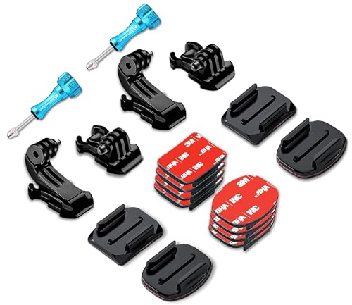Helmet Mount Adhesive Sticky Pads for GoPro Hero 13 12 11 10 9 8 7 6 5 4