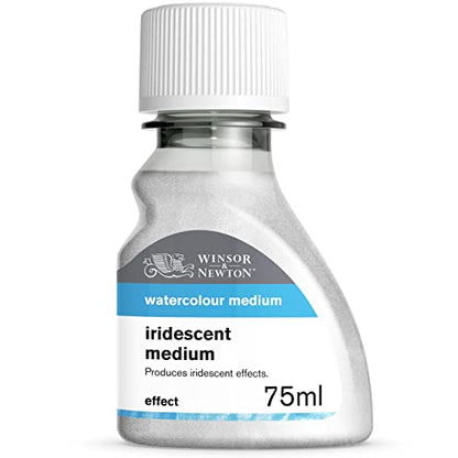 Winsor & Newton Watercolor Medium, Iridescent Medium, 75ml Bottle - color: Iridescent Medium, style: 2.5-oz Bottle