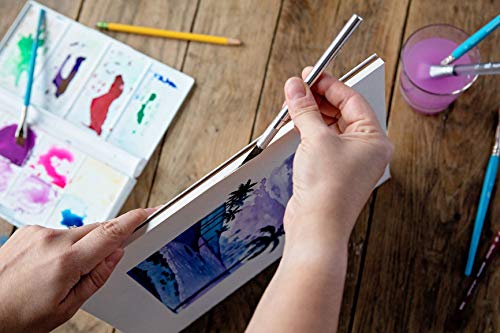 Strathmore 400 Series Watercolor Block, Cold Press, Bound (4 Sides), 15 Sheets/Block, White, 9 x 12 inches (Pack of 12) - size: 9 x 12 inches (Pack of 12), style: Block