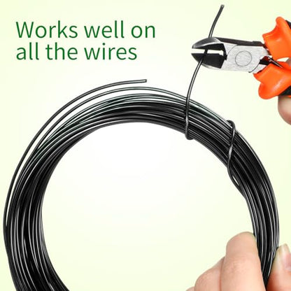 Mudder 5 Roll Bonsai Training Wire Aluminum 1/1.5/2.0mm Black - color: Black, size: 1/1.5/2.0mm