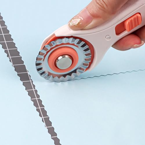 BiraBira Replacement Blades for 45mm Wavy Rotary Cutter, 5 Pc - size: Wavy Replacement Blades