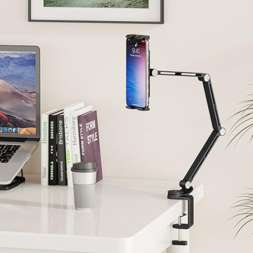 Houele Tablet Stand Holder iPad Stand for Desk iPad Desk Mount - color: Black