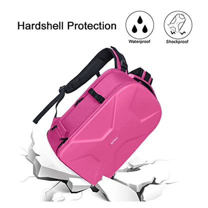 MOSISO Camera Backpack, DSLR/SLR/Mirrorless Photography Camera Bag - color: Rose Red