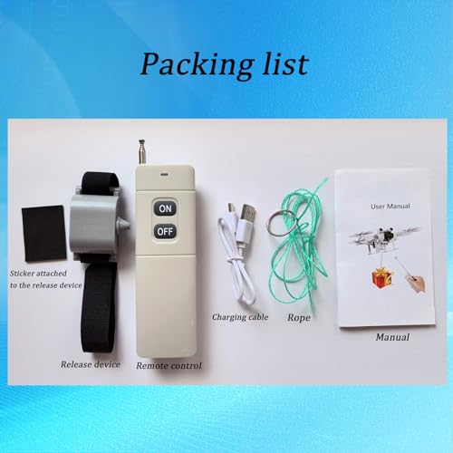 Universally Drone Airdrop System Release Device Payload Delivery 1 - color: Airdrop Device