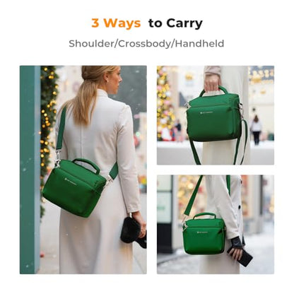 K&F CONCEPT Camera Sling Bag Small Crossbody Case - color: 07-Green