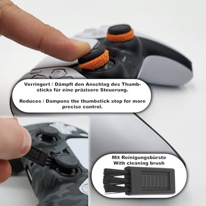 MatoSan® Thumbstick Grip Caps for PS5, PS4, Xbox & Switch – Universal Non-Slip Silicone Controller Thumb Grips – Anti-Slip Joystick Caps – Gaming Accessories - size: 42 Comfort Set