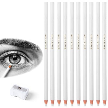 Ptwola 10 Pack Drawing Eraser Pen for Artists Perfection Detail Erasers Pen