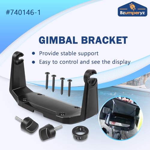 740146-1 Gimbal Bracket Mounting Bracket for Helix-7 Series Fish Finders All Models丨 Comes with Knobs &Mounting Screws丨Solid Hold - style: 740146-1