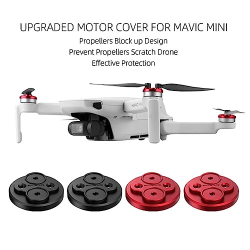 Mavic Mini 3 2 1 Motor Cover Cap Drone Dust-Proof Engine Protector Guard Protective Accessories for DJI Mavic Mini 2 SE 3 Pro (for Mini 1 Black) - size: for Mini 1 Black