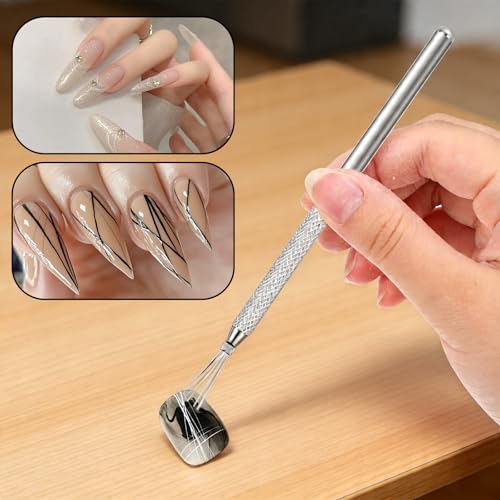 JJUNW 4Pcs Spider Gel for Nails, Clay Texture Tools, Liner Brush for Nails Gel Scoring Tool Pottery, Roller Polymer Clay Tools Nail Art for Sculpture Detail Texturing and Modeling