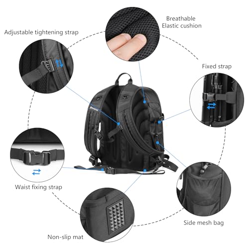 Smatree Professional Backpack for DJI Air 3 - color: Black- For DJI Air 3
