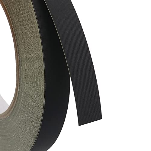 12mm x 30M (0.5in x 100ft) Black Electrical Acetate Fabric Tape - size: 12mm