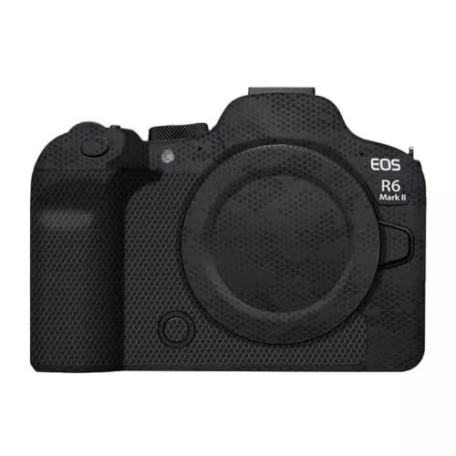 R6II R62 R6M2 Camera Decal Skin 3M Vinyl Wrap Film Protective Sticker Protector Coat for Canon EOS R6 Mark II 2 M2 MarkII Mark2 (Mamba Black) - color: Mamba Black