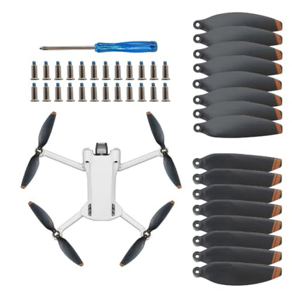 Propellers Blades for DJI Mini 2 / Mini SE/Mini 2 SE/Mini 4K Drone Props, 16 pcs Replacement Props Wings Low-Noise by Acupress