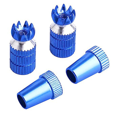 Hobbypark Aluminum RC Transmitter Stick Ends Controller Thumb Rocker M3 Thread for TX Futaba/FrSky/Spektrum DX6i DX7S DX8 DX9 / Taranis X9D /ETurnigy 9X / Hitec Aurora 9 (Blue)