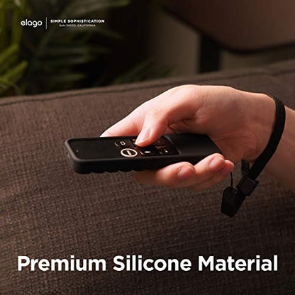 elago R3 Protective Case for Apple TV 4K Siri Remote 1st Generation - color: Black