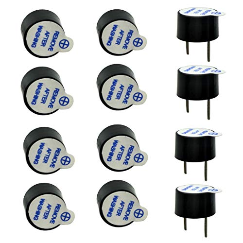 Super Loud 5V Active Alarm Buzzer Beeper Tracker 9X5.5mm for FPV Racing Drone RC Quadcopter PDB Flight Control (12 PCS)