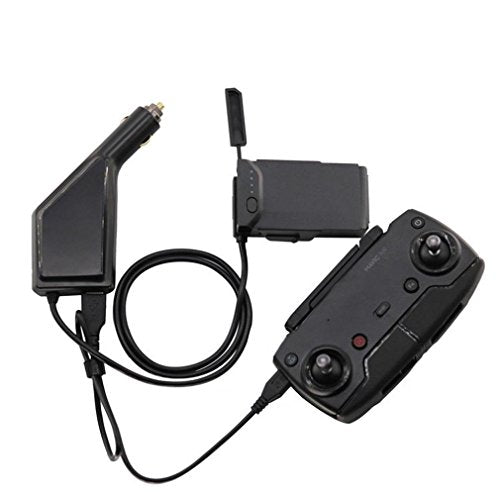 2 in 1 Car Charger Battery Remote Control USB Charging for DJI Mavic Air Drone Quadcopter