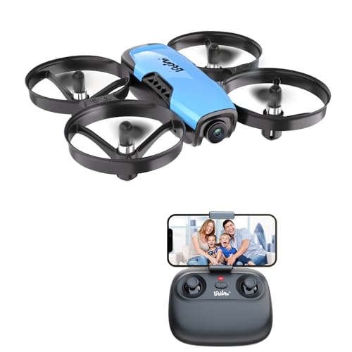 Loolinn | Drone with Camera for Kids 8+ as Gift - Drone for Kids with Adjustable Camera, Photos and Videos, Safe for Kids to Play, Easy to Fly (Holiday Gift for Boys and Girls) - color: 3. Blue