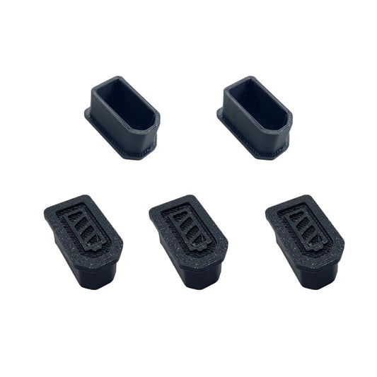XT90 Female Dust Covers,5-Pack Black 3D Printed PETG Plastic Protective Cap Plugs for XT90 Female Connectors,Dust-Proof and Debris Protection - color: Black, size: Female-5PCS