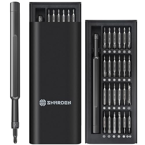 SHARDEN Precision Screwdriver Set for Electronic Repair 49 in 1 - color: 49 in 1 Black