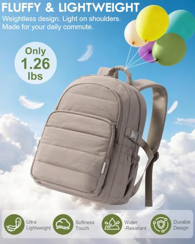 Bagstellar Laptop Backpack for Women, Lightweight College Travel Backpack - color: Sage Green