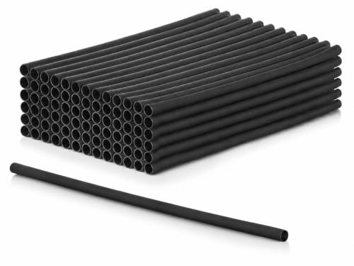 1/8" Heat Shrink Tubing, 50 pcs, 4" Long, High Voltage & Temperature Rating