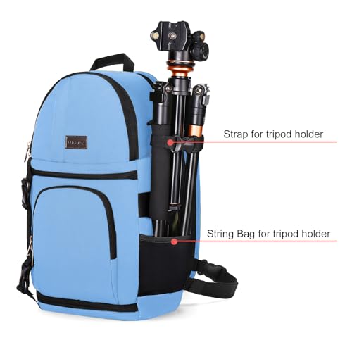 MOSISO Camera Sling Bag, Photography Shoulder Bag Compact Camera Backpack - color: Cerulean Blue