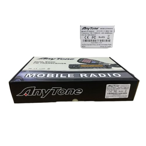AnyTone Dual Band Mobile Transceiver VHF/UHF Transmitter Vehicle Radio AT-5888UV