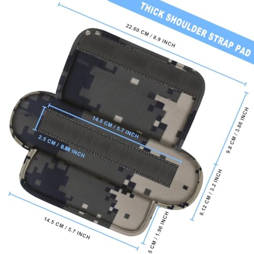ZINMARK Professional Tactical Vest Shoulder Pad,Backpack Pad,Camouflage（II） - color: Camouflage-gray