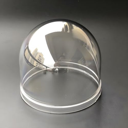 High Definition 3 Inch Acrylic Clear Camera Dome Cover, Cylindrical Elevator Protective Glass Lens Cap, Plexiglass Circular Column Security CCTV Camera Dome Housing Diamter 84mm, Height 77mm